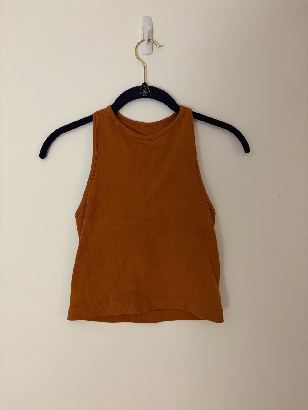 Free People High-Neck Tank in Rust